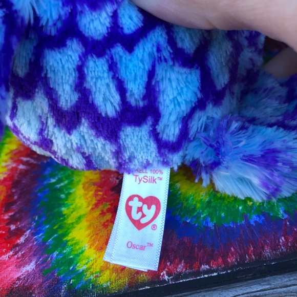 TY Beanie babies Oscar the owl plushie Stuffed animal toy plush Beanie Boos - Picture 7 of 11